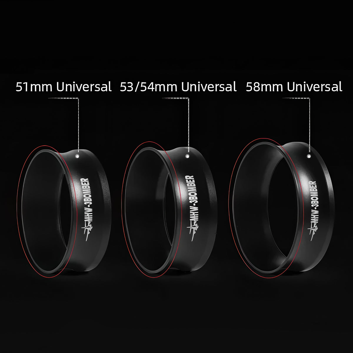 MHW-3BOMBER Espresso Magnetic Dosing Ring, Aluminum Alloy