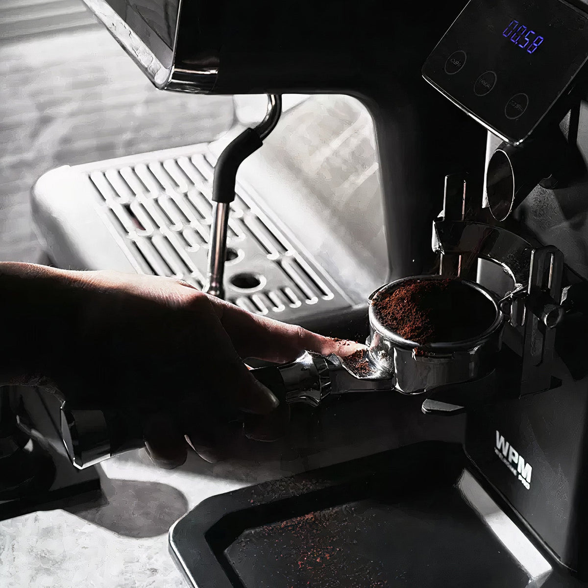 MUVNA Italian Handle Bottomless Portafilter