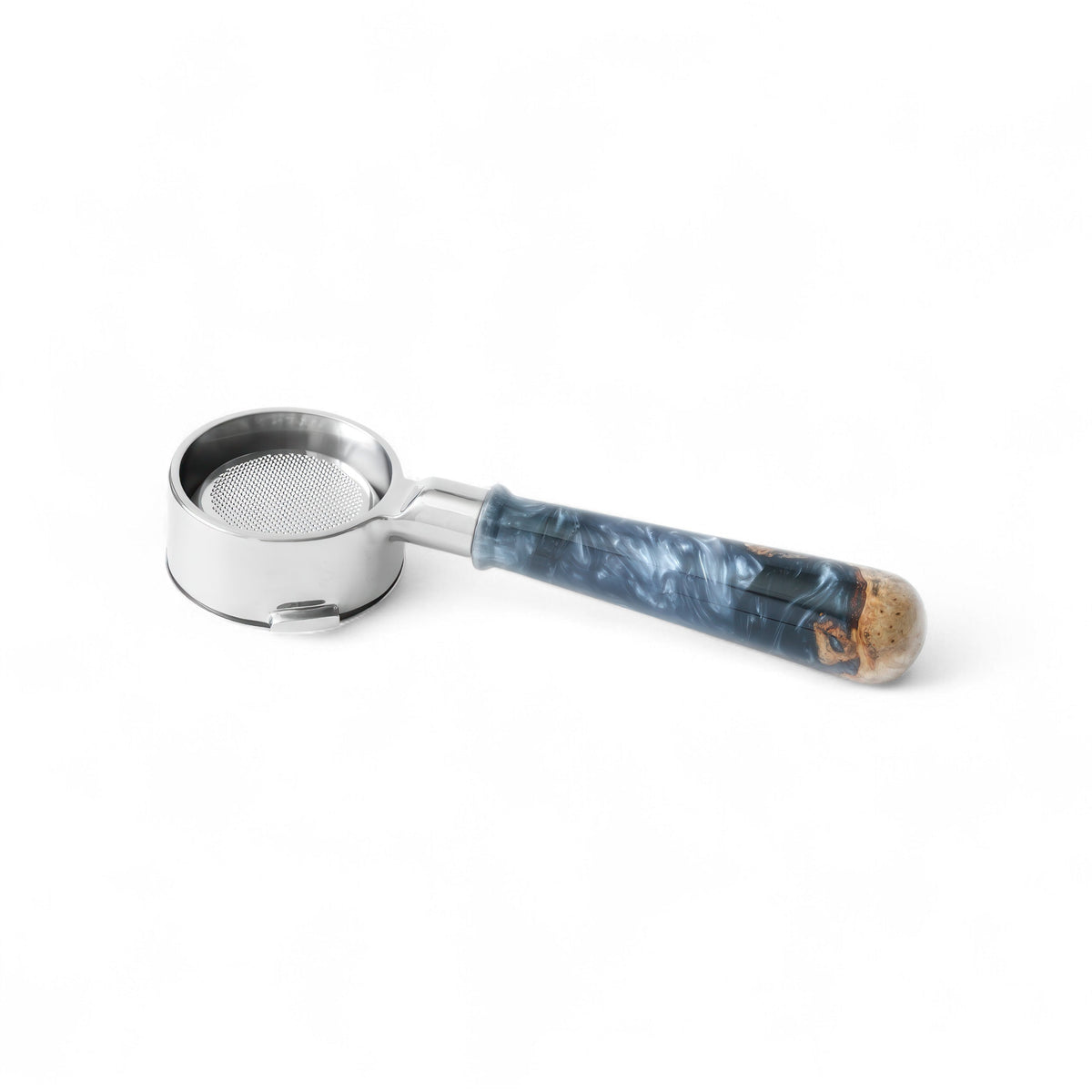Feepie Bottomless Portafilter, Walnut and Resin Handle