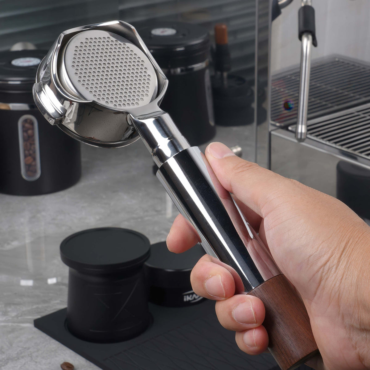 IKAPE Openwork Bottomless Portafilter