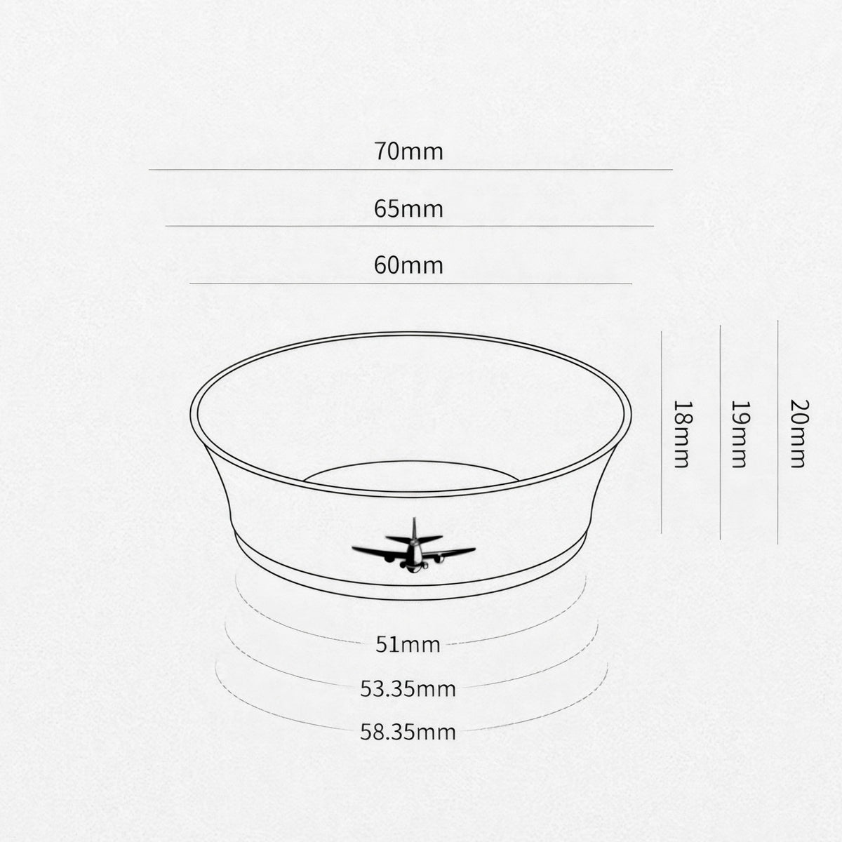 MHW-3BOMBER Stainless Steel Dosing Ring