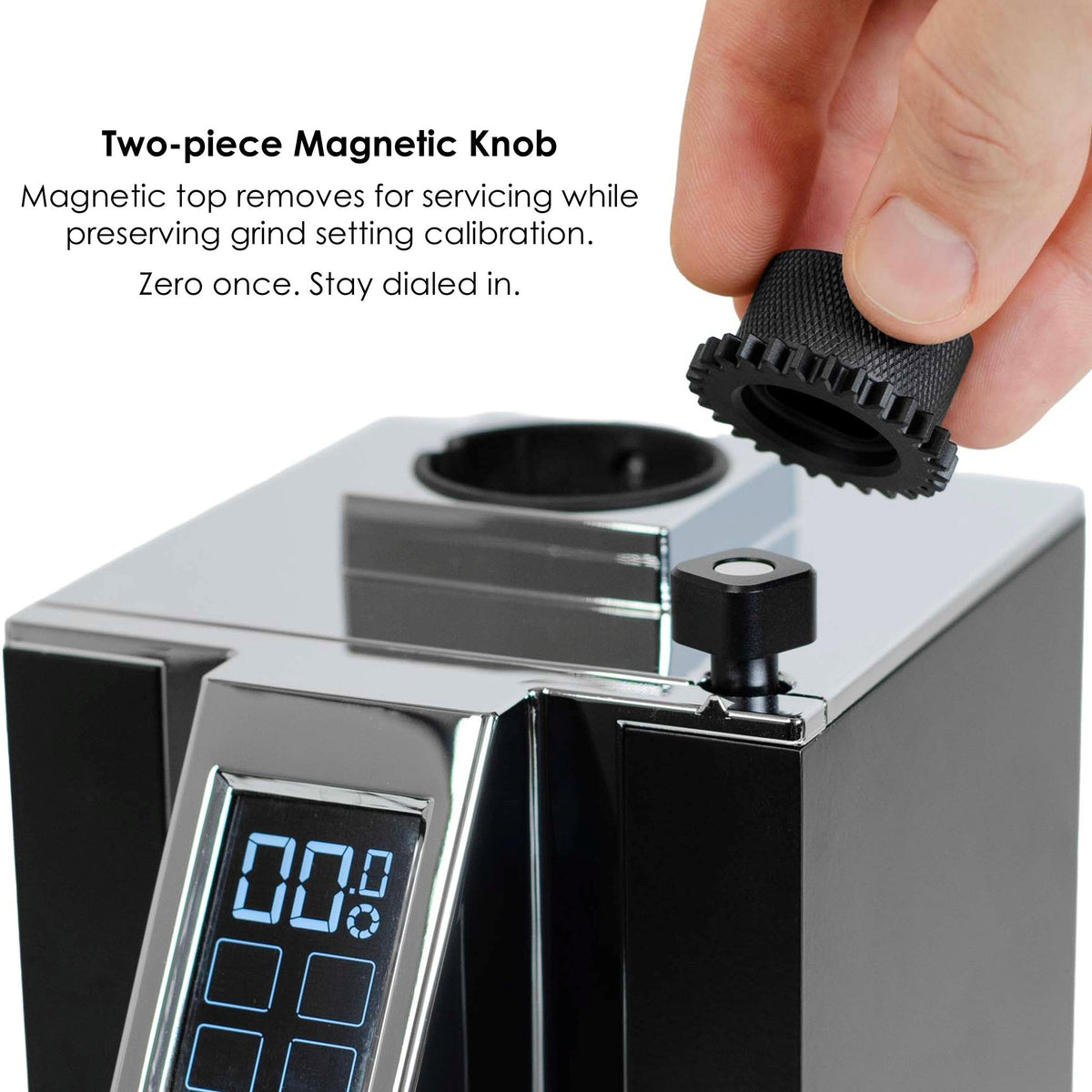 ARO Grinder Setting Dial and Knob for Eureka Mignon, 100 Increments