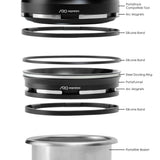 ARO PortaFunnel PortaStack Edition, Magnetic Docking Dosing Funnel, 54mm and 58mm