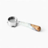 Feepie Bottomless Portafilter, Walnut and Resin Handle