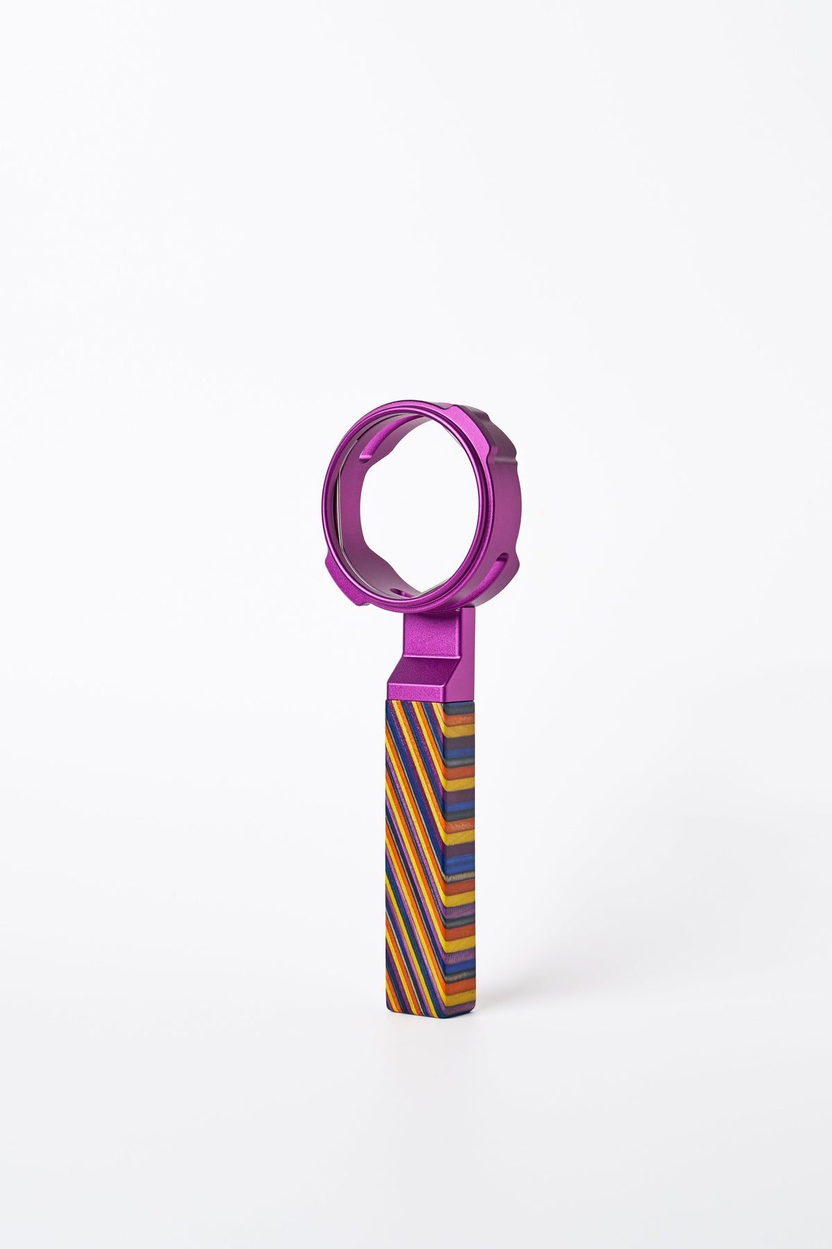 Damo Brew Bottomless Portafilter for Gaggia Classic, 58 mm, Wood Handle