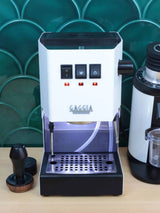 LED light kit in white, lighting the water tank of a Gaggia Classic