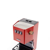 Stainless cup rest grid in brushed finish on top of a Gaggia Classic