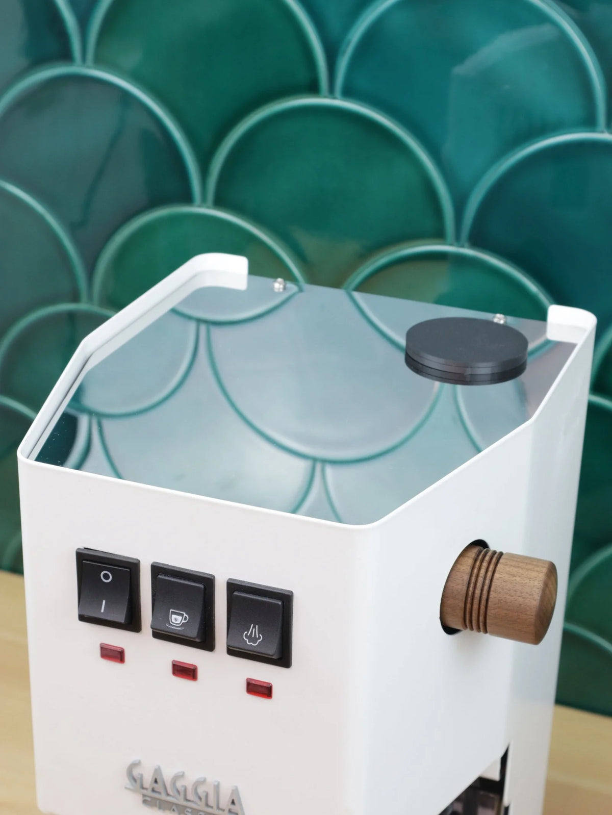 Extended stainless top cover for the Gaggia Classic Pro and Evo