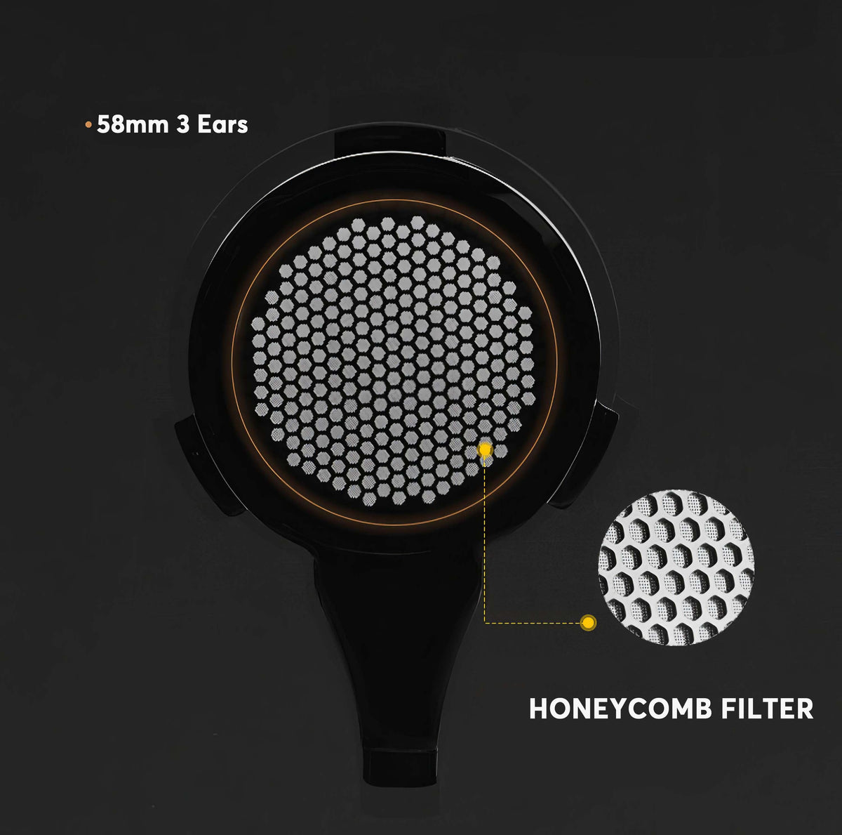 MUVNA Italian Handle Bottomless Portafilter