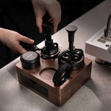 Feepie Walnut Tamping Station, Expandable