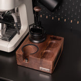 Feepie Walnut Tamping Station, Expandable