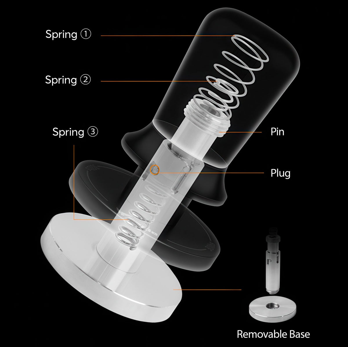 Feepie Walnut Constant Force Tamper