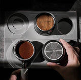 Gravity Espresso Tamper or Distributor, Wood Handle
