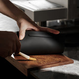 MUVNA Walnut Tamper Mat with Silicone Surface