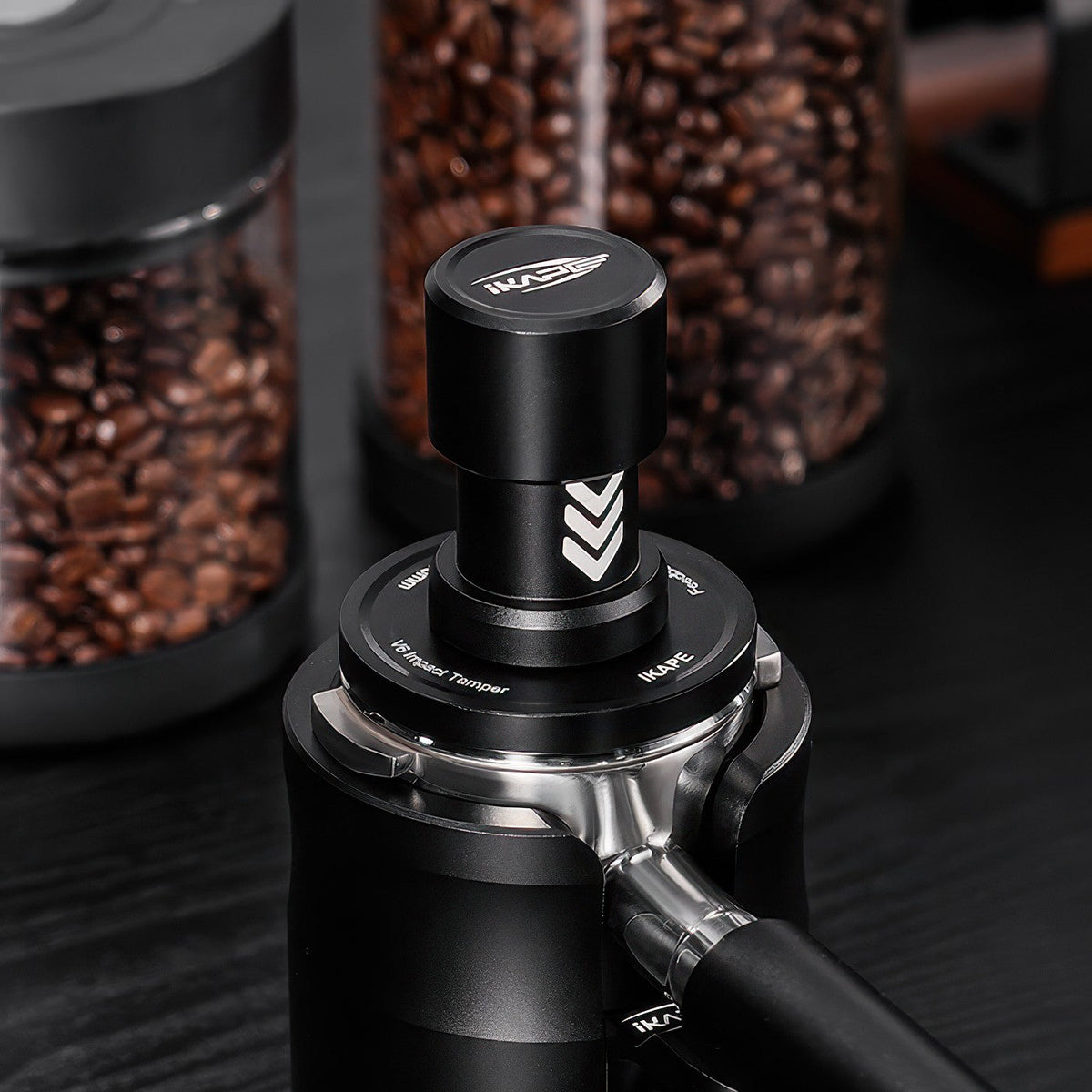 IKAPE Impact Mini Tamper, Spring Loaded