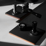 MUVNA Walnut Tamper Mat with Silicone Surface