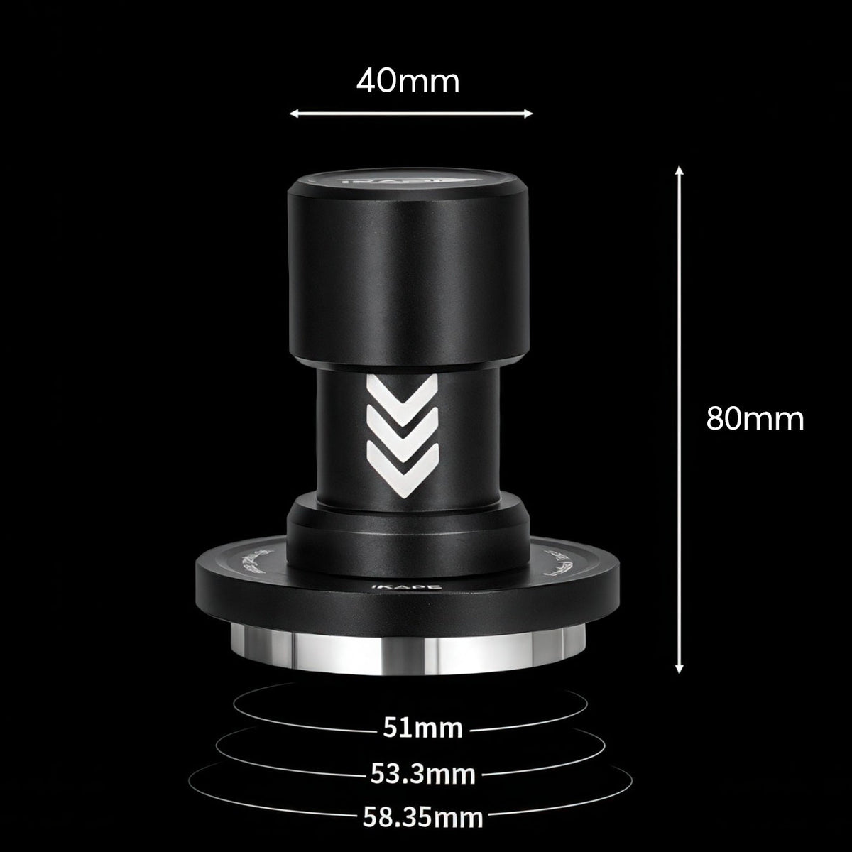 IKAPE Impact Mini Tamper, Spring Loaded
