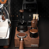 Feepie Walnut Tamping Station, Expandable