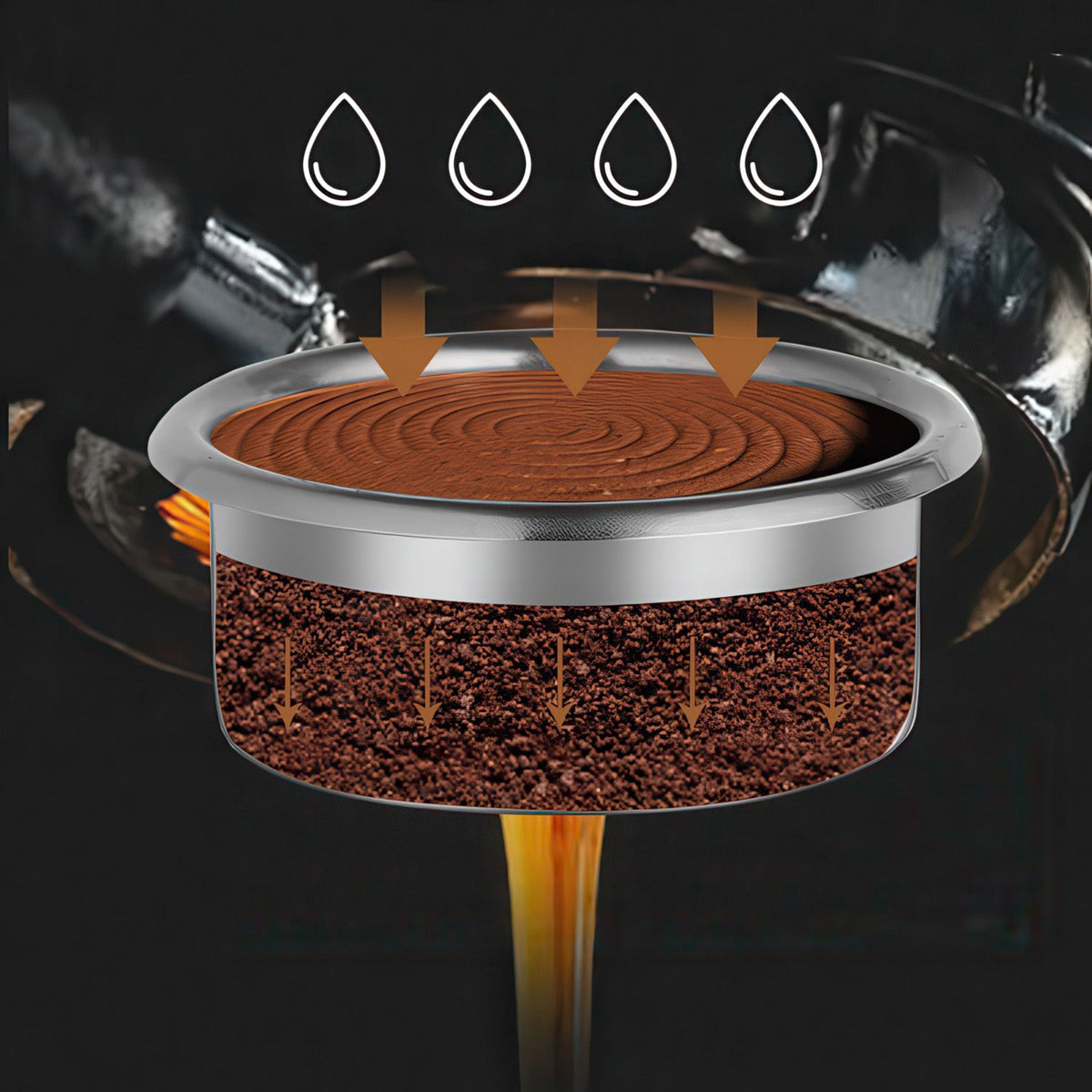 IKAPE Precision High-Extraction Filter Basket