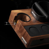 Feepie Walnut Tamping Station with Knock Box