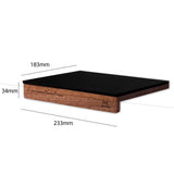 MUVNA Walnut Tamper Mat with Silicone Surface