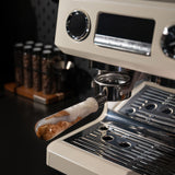Feepie Bottomless Portafilter, Walnut and Resin Handle