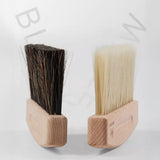 MUVNA Beech Cleaning Brush and Magnetic Dustpan Set