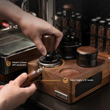 Feepie Walnut Tamping Station, Expandable