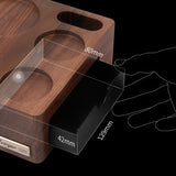Feepie Walnut Tamping Station, Expandable