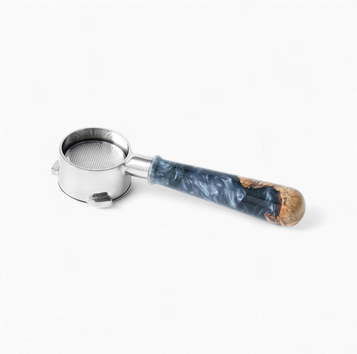 Feepie Bottomless Portafilter, Walnut and Resin Handle