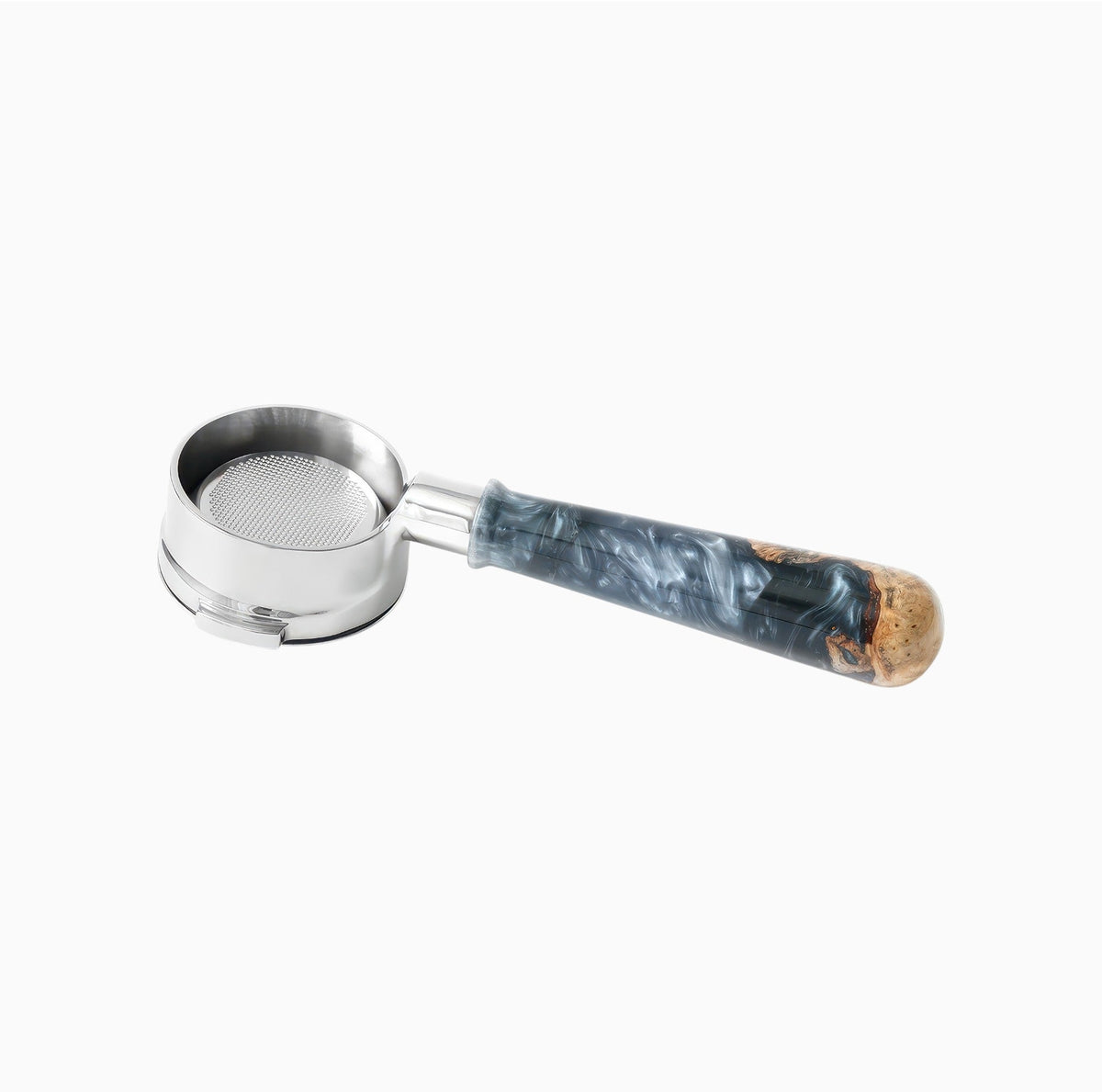 Feepie Bottomless Portafilter, Walnut and Resin Handle