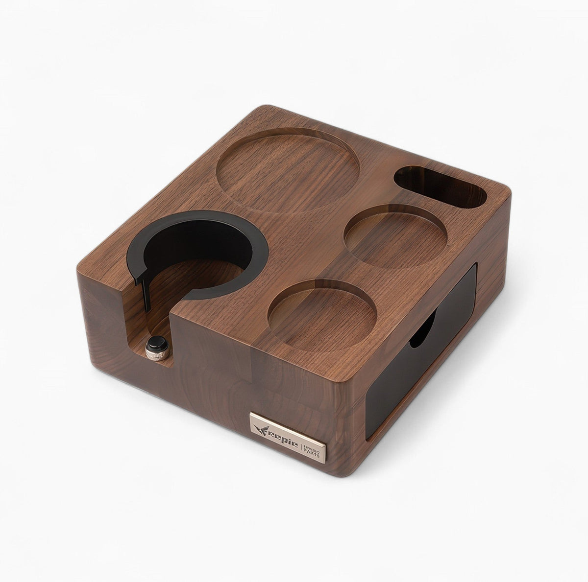 Feepie Walnut Tamping Station, Expandable