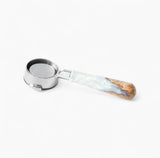 Feepie Bottomless Portafilter, Walnut and Resin Handle