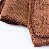 Microfiber Bar Towel, Brown, 16 in