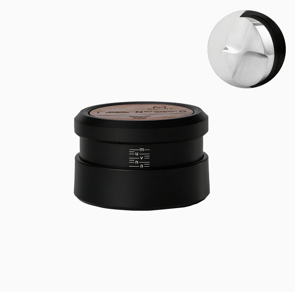 Gravity Espresso Tamper or Distributor, Wood Handle