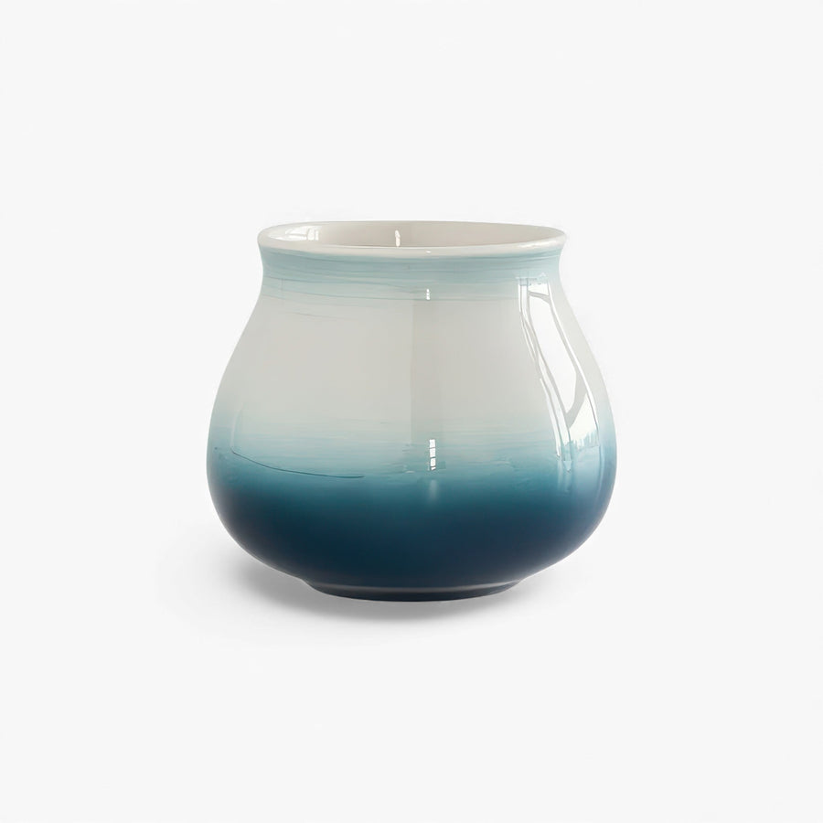 IKAPE gradient ceramic cup, navy blue
