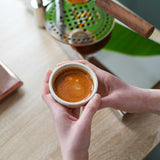 Earth espresso cup with espresso shot